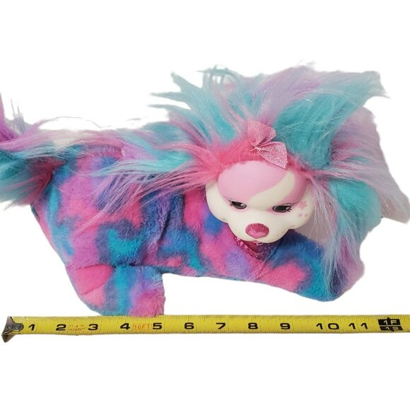 Puppy Surprise Dog + 2 Puppies Plush Stuffed Animal Pink Blue Purple Fur Glitter - Picture 11 of 16